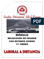 Relaciones de Panamá y Eu 11° - Laboral Distancia 2020 PDF