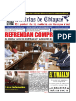 Periódico Noticias de Chiapas, Edición Virtual Jueves 18 de Agosto de 2022