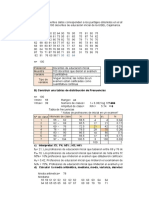 Ejercicio de Tabla de Frecuencias