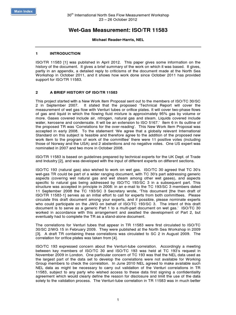 Overview of ISO/TR 11583 Standards | PDF | International Organization ...