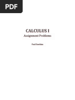 Assignment Problems: Paul Dawkins