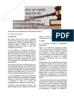 3 El Consorcio en Las Contrataciones Con El Estado en El Perú