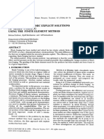 1994 - Implicit and Dynamic Explicit Solutions of Blade Forging Using The Finite Element Method