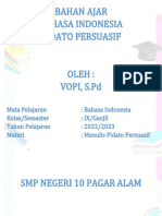 Bahan Ajar Teks Pidato Persuasif - Vopi