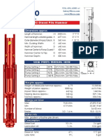 Specifications: D 30-32 Diesel Pile Hammer: Dimensions Approx