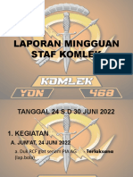 LAPORAN MINGGUAN STAF KOMLEK Jum'at S.D Kamis TGL 24 Juni S.D 30 Juni 2022 - Copy Salinan Salinan