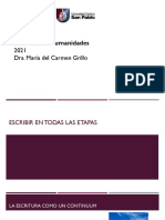 Maestría en Humanidades: Escritura en todas las etapas