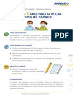 Aec2 Primaria 5y6 Seguimosaprendiendo Mateaprendiendo Recurso 1 Elegimos La Mejor Oferta de Compra