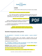 PROCESSO CIVIL - JUSTIÇA GRATUITA