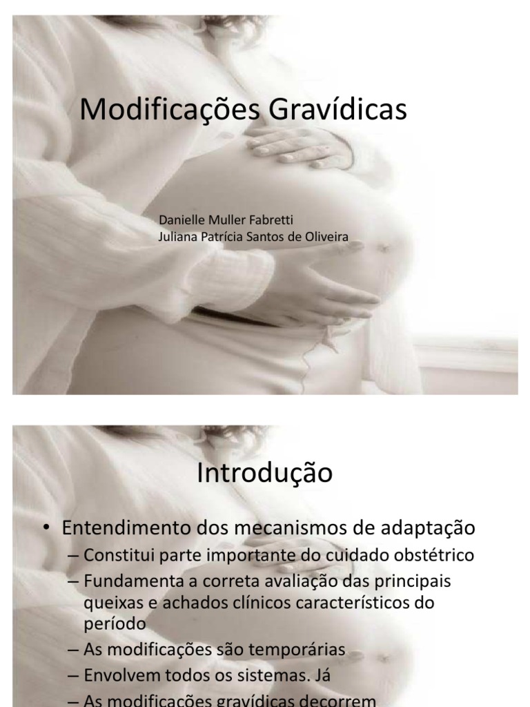 Modificações Gravidicas | PDF