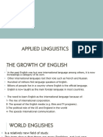 Applied Linguistics-World Englishes