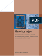 Memoria de mujeres. Guía sobre violencia y conflicto armado - copia