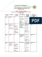 ESIP Revisit and Finalization Schedule