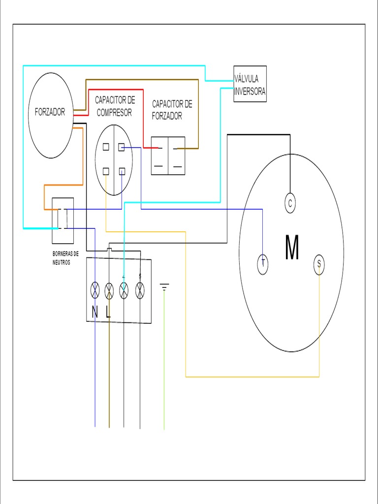 Diagrama Electrico de Aire Acondicionado PDF