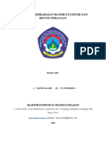 Makalah Rangkuman Statistik