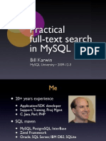 Practical Full Text Search