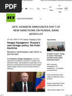 Sergey Karaganov Russia's New Foreign Policy, The Putin Doctrine