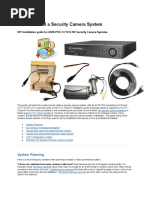 CCTV Installation Guide PDF | PDF | Digital Video Recorder | Closed ...