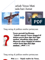 Benarkah Yesus Mati 3 Hari 3 Malam