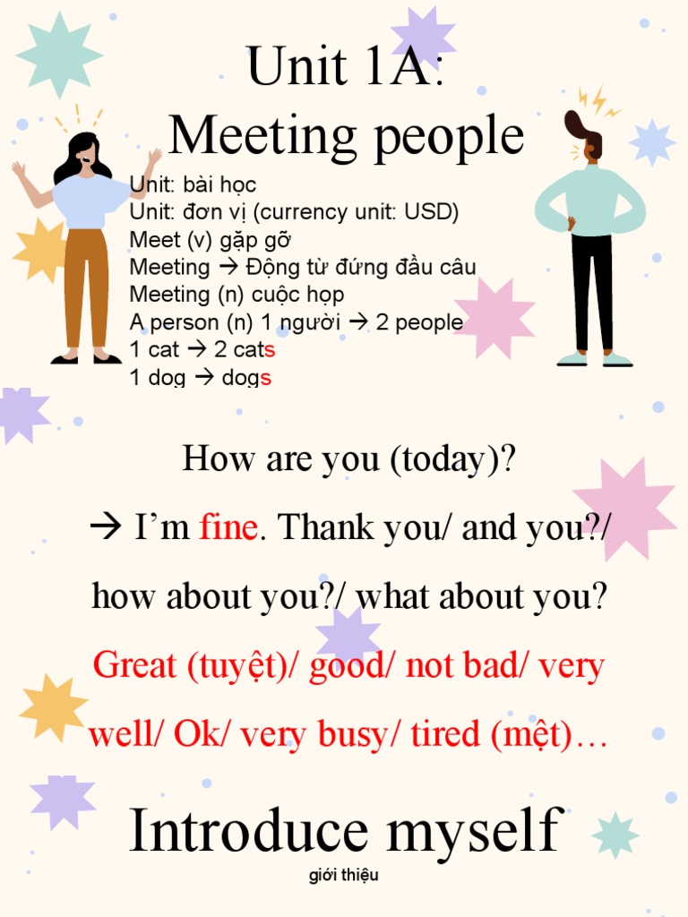 Talk Time 1 - Unit 1 Revised | PDF