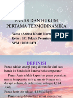 Panas Dan Hukum Pertama Termodinamika