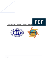 Operations Compedium IIFT