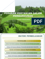 Peran Sektor Pertanian DLM Perekonomian Ind