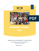 Memoria Anual 2015 MV