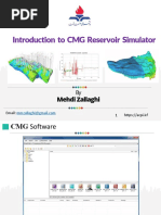 Introduction To CMG Reservoir Simulator