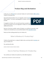 Windows 8.1 Product Key and Activation Guide