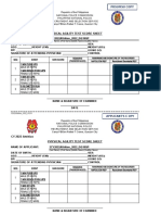 CY 2022 Attrition Physical Agility Test Score Sheet: Prsu/Rsu