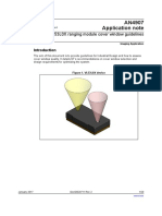 VL53L0X Ranging Module Cover Window Guidelines