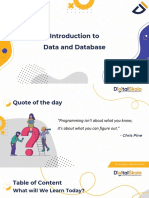 Data and Database