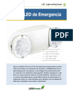 Luces LED de emergencia-SP - Ficha Tecnica