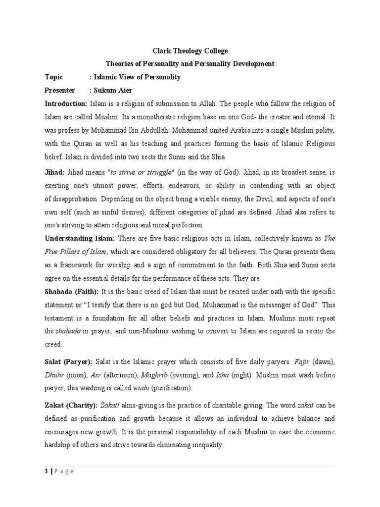 Five Pillars Of Islam Which Are Considered Obligatory For All