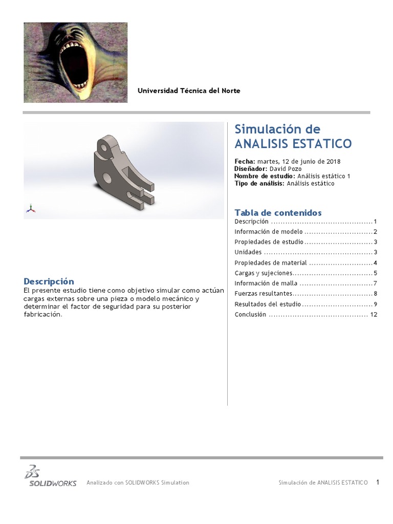 ANALISIS ESTATICO-Análisis Estático 1-1 | PDF | Elasticidad (Física ...
