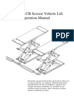 QJYJ30-CB Scissor Lift Operation Manual