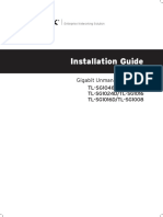 TP-Link TL-SG1024D Gigabit Switch Installation Guide