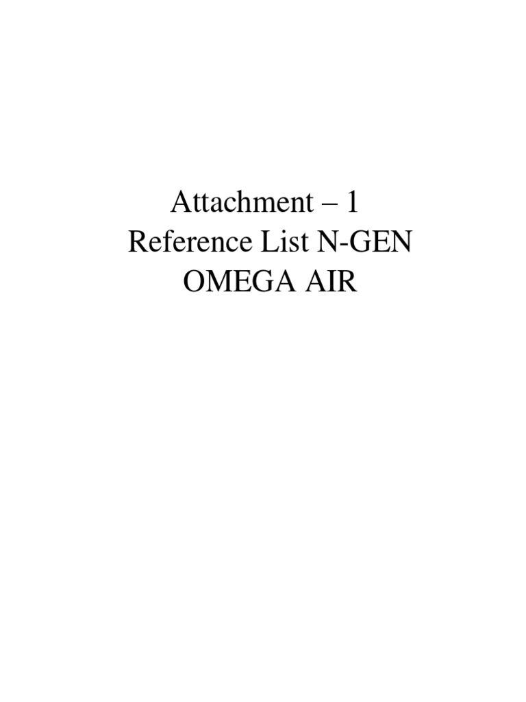 Attachment 1 Reference List NGEN Omega Air PDF Electric
