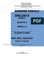 Grade 8 - Q2 Weeks 1-2