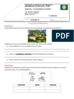 AVALIAÇÃO GEOGRAFIA - 6ª QUINZENA - 3º ANO