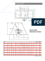 Diverter Gate Dimension Sheet