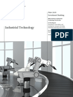 Industrial Technology: June 2016 Investment Banking