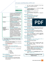 Medtech Laws and Bioethics MTE 114