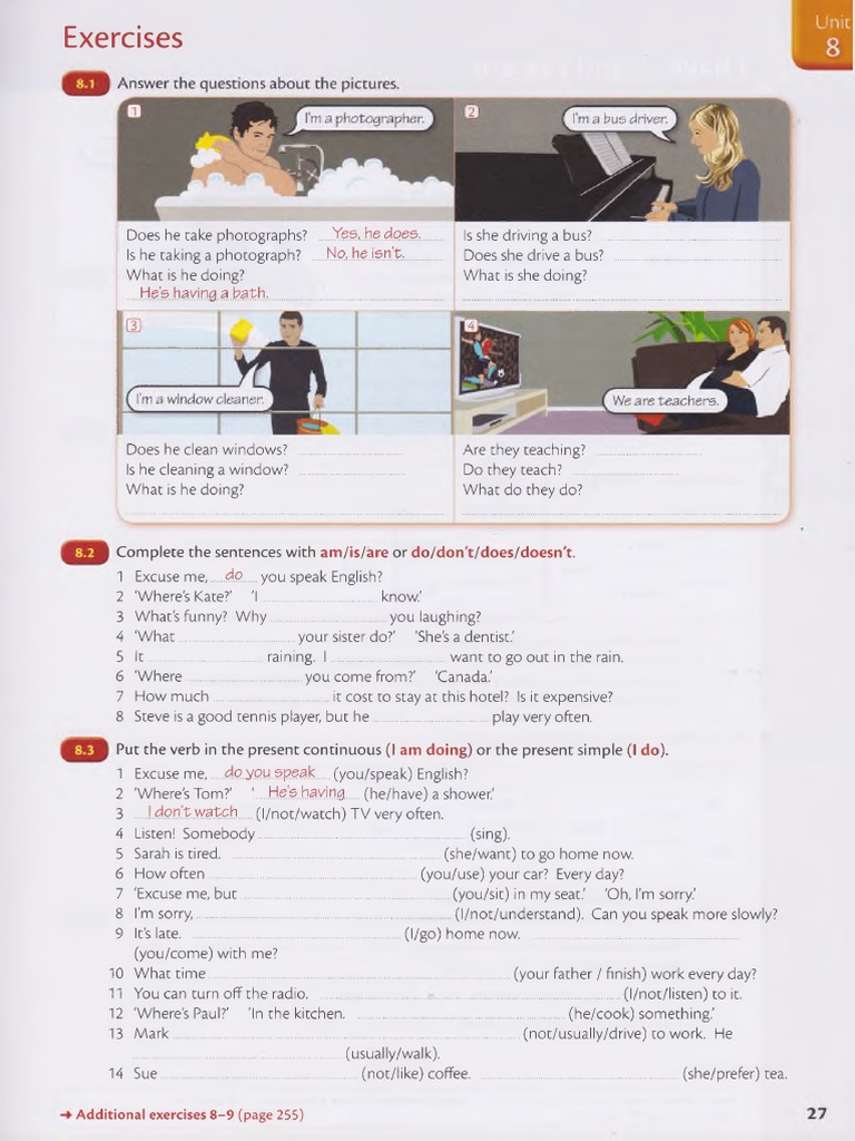 Grammar in Use Elementary-26 | PDF