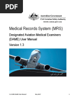 Medical Records System Designated Aviation Medical Examiners Dame User Manual