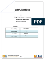 East India Udyog Limited: Village Electrification Works Under RE-DDUGJY-New Project in State Jharkhand