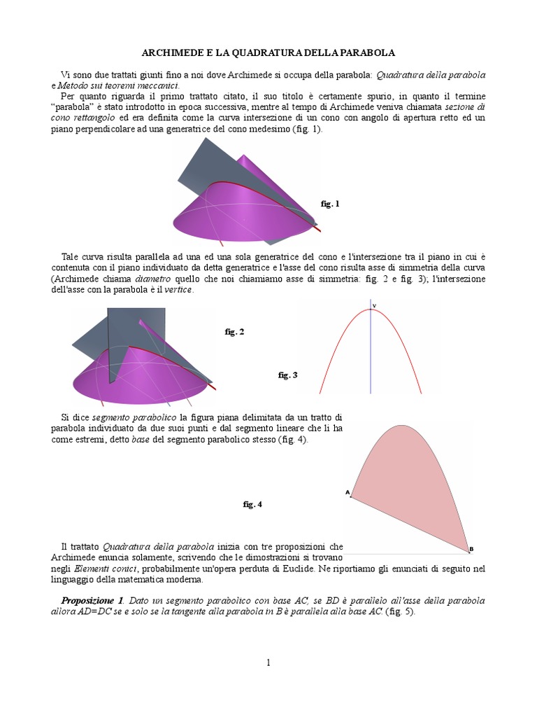 Quadratura Meccanica Parabola PDF
