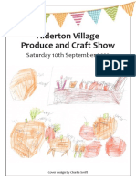 Alderton Produce and Craft Show 2022 Schedule