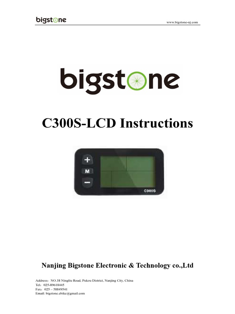 C300S-LCD Instructions | PDF